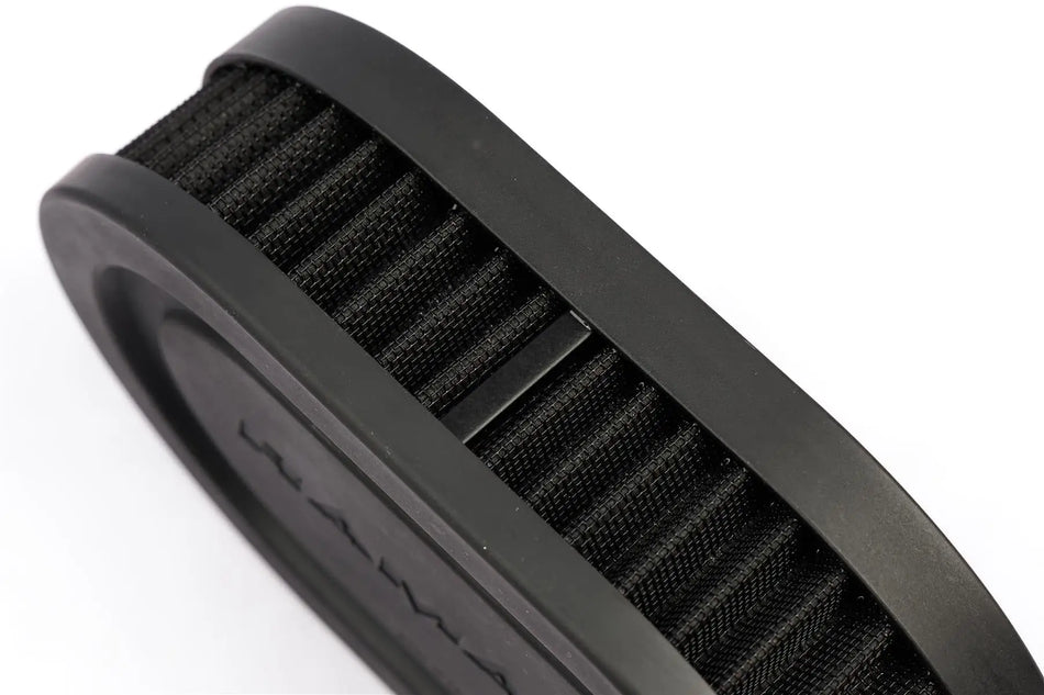 Ramair Pleated Carb Intake Air Filter MultiFit Blank Plate 25mm Int Height