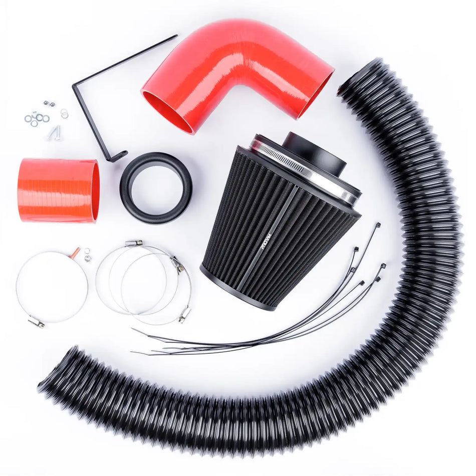 Ramair Proram Induction Kit to fit VW MK5 R32 - Red Hoses