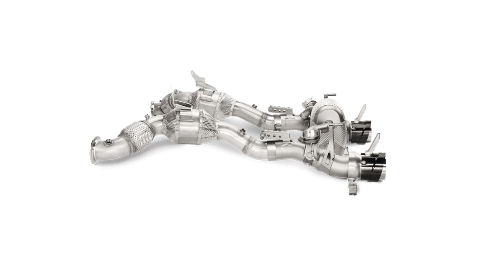 Ferrari 488 GTB / 488 Spider | Akrapovic | Link Pipe Set w/ Cat (SS)