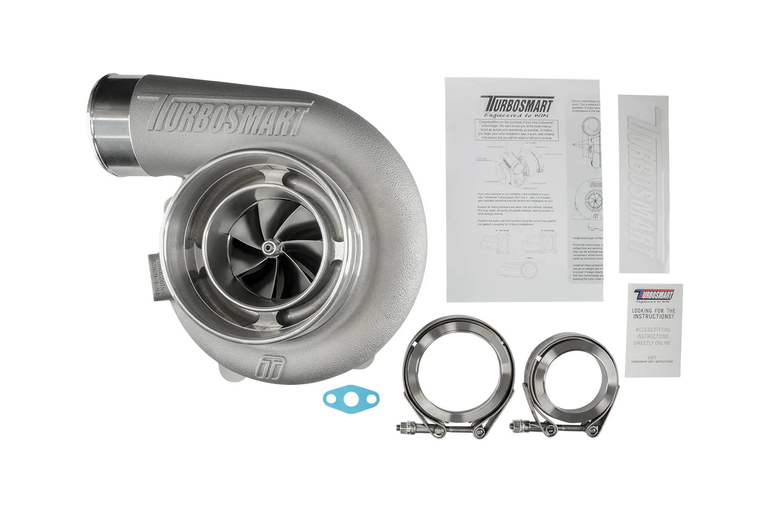 Turbosmart TS-1 Turbocharger 6262 V-Band 0.82AR Externally Wastegated (Reversed Rotation)