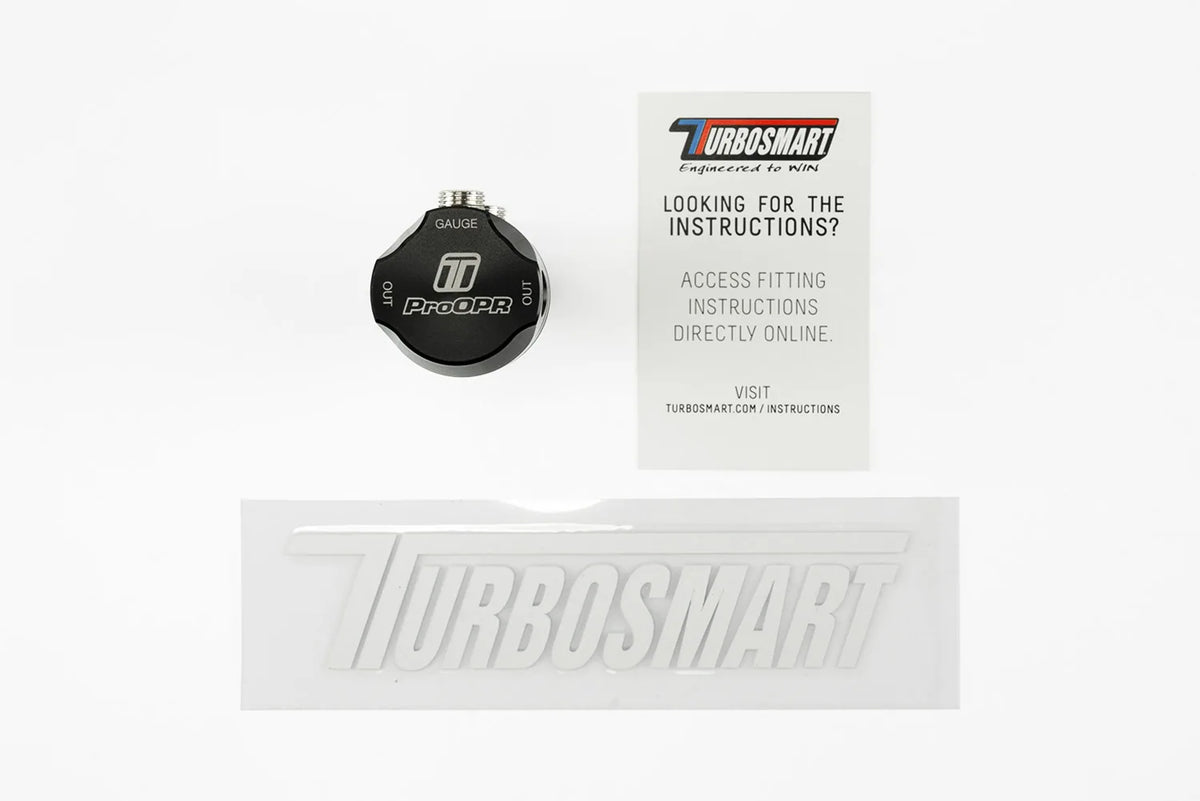 Turbosmart ProOPR Rising Rate Turbo Oil Pressure Regulator (Twin Outlet) Oil Management