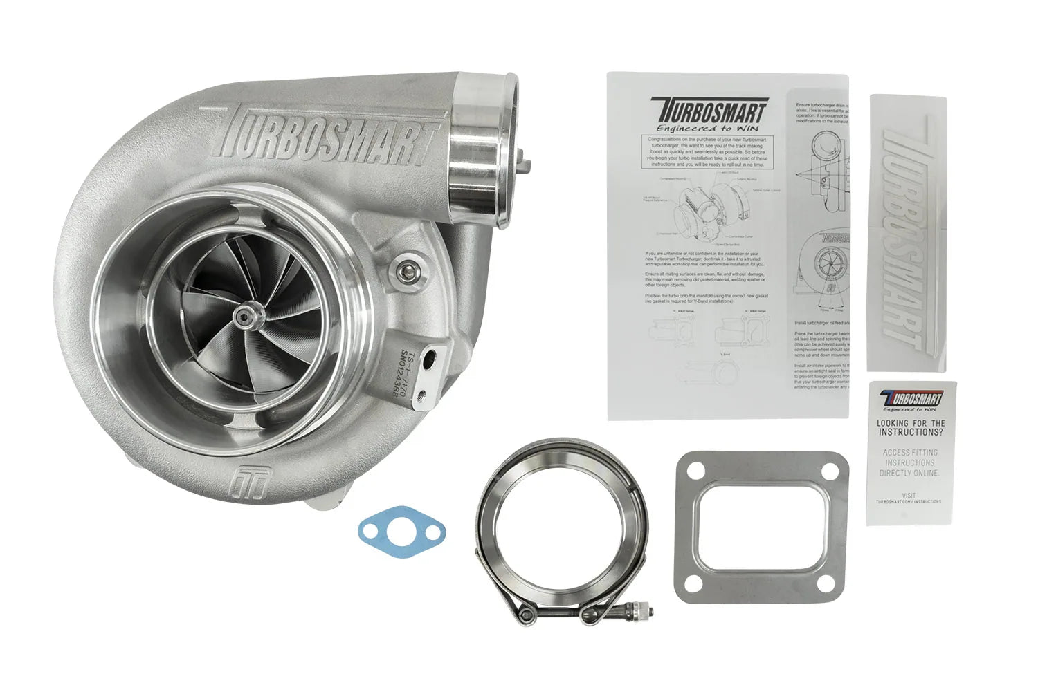 Turbosmart TS-1 Turbocharger 7170 (Kompact) T4 0.96AR Externally Wastegated