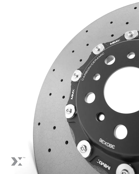 MMX 2-Piece 380mm x 36mm Carbon Ceramic front discs/rotors for BMW G8x - image 4