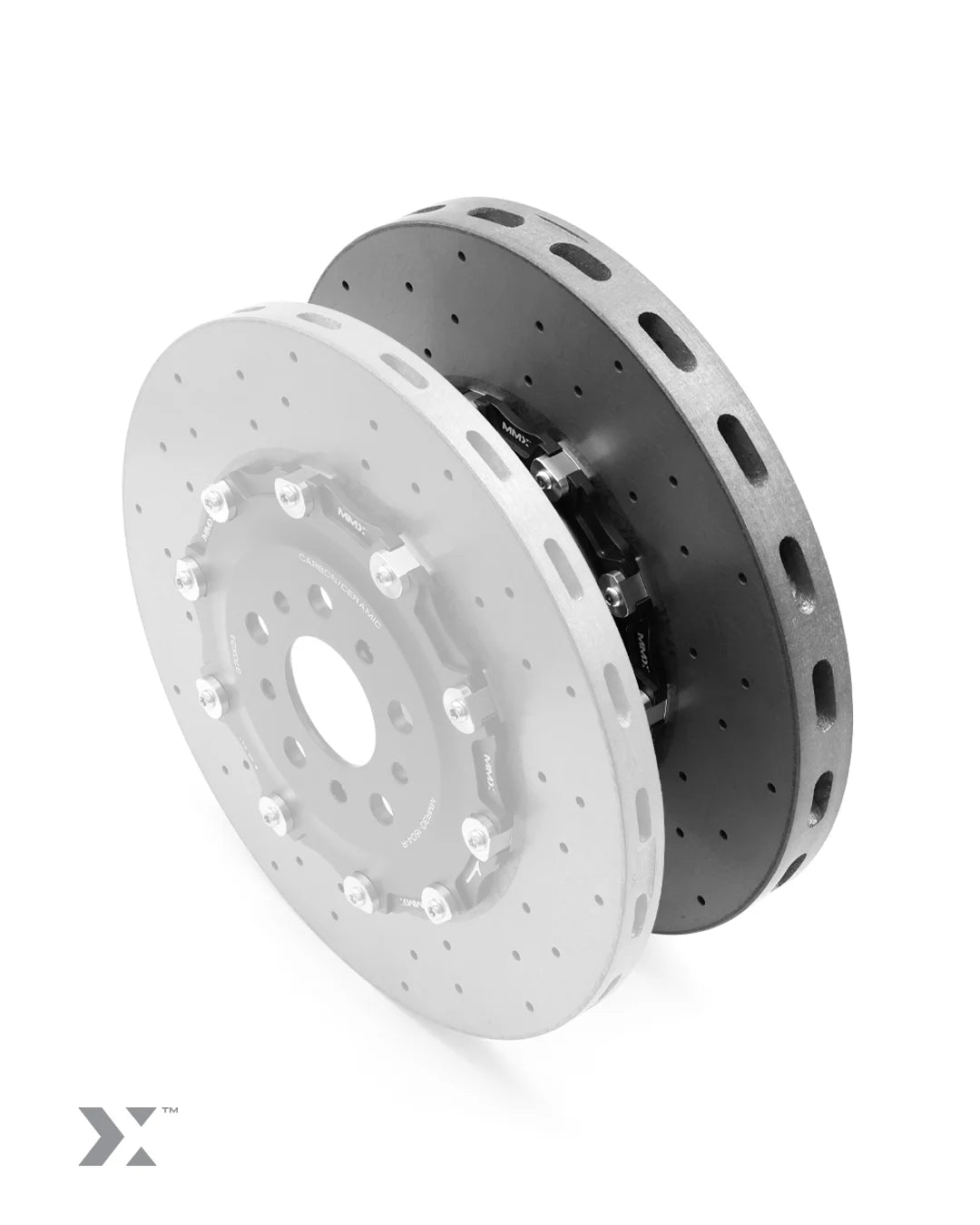 MMX 2-Piece 380mm x 36mm Carbon Ceramic front discs/rotors for BMW G8x - image 2