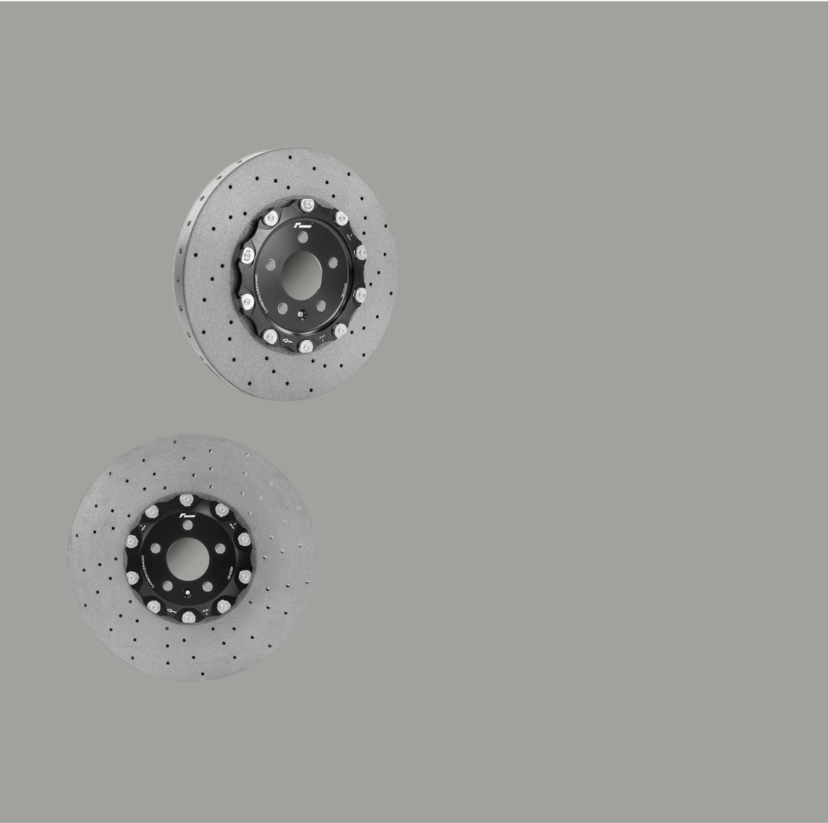 RacingLine 2-piece carbon ceramic brake discs for the Audi RS6 and RS7 C8