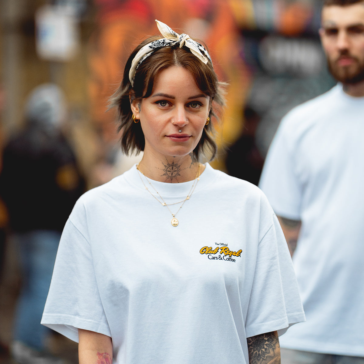 Club Regal Cars & Coffee T-Shirt - White