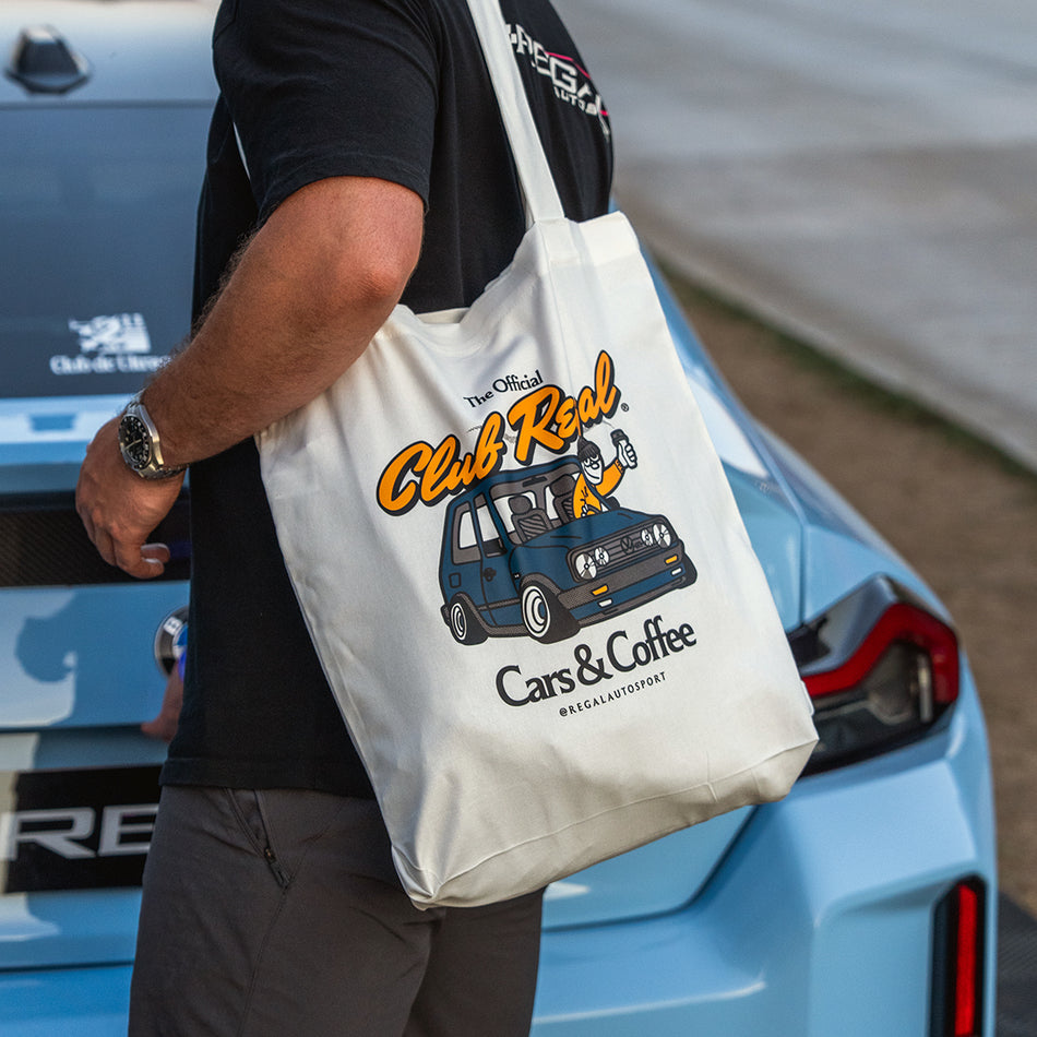 Club Regal Cars & Coffee Tote Bag