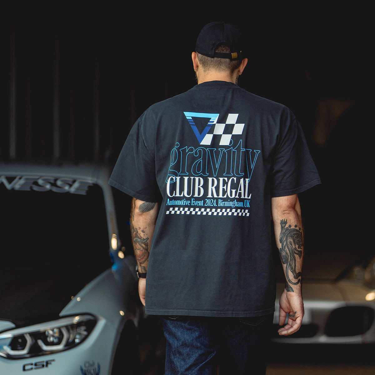 Club Regal x GRAVITY T-Shirt - Faded Black