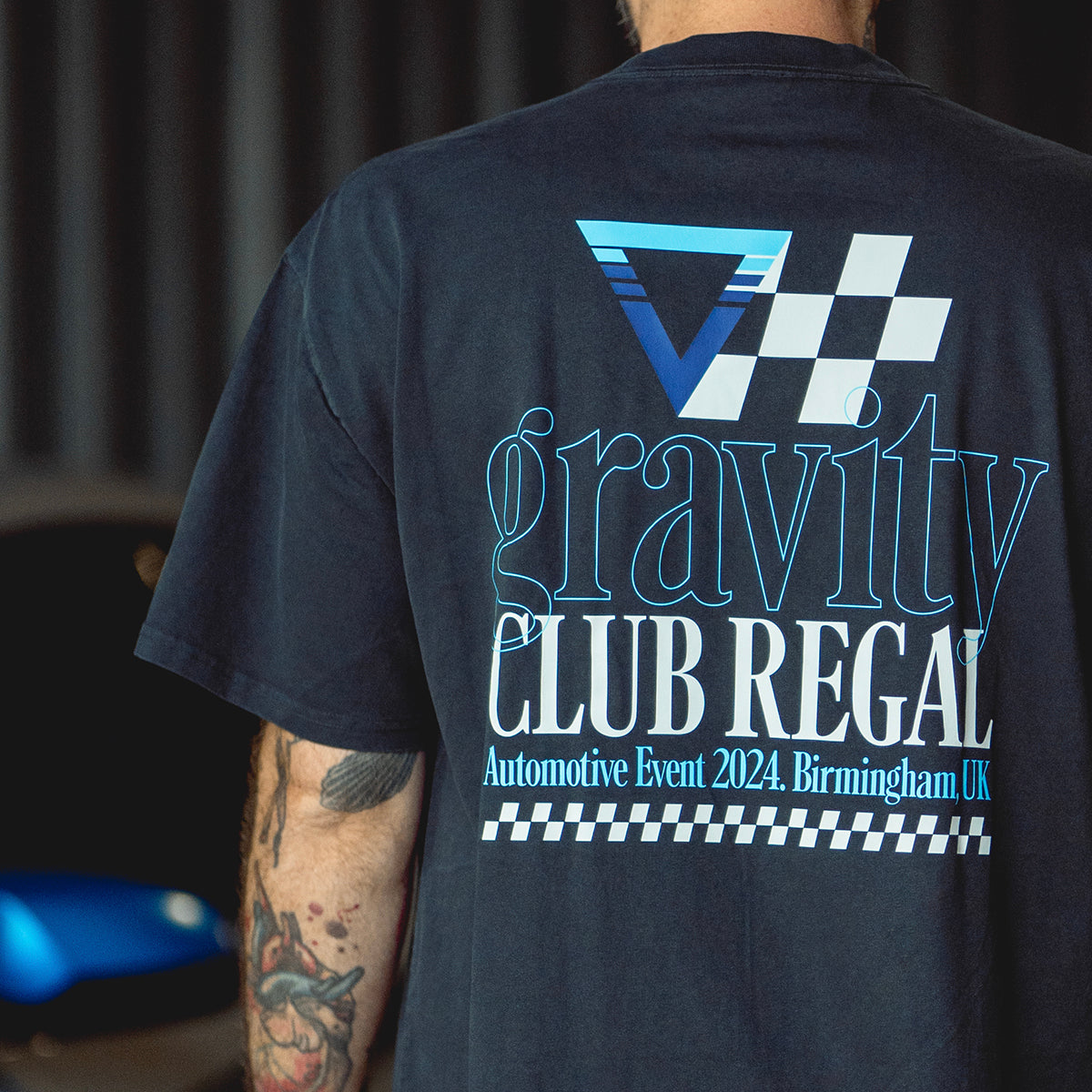 Club Regal x GRAVITY T-Shirt - Faded Black