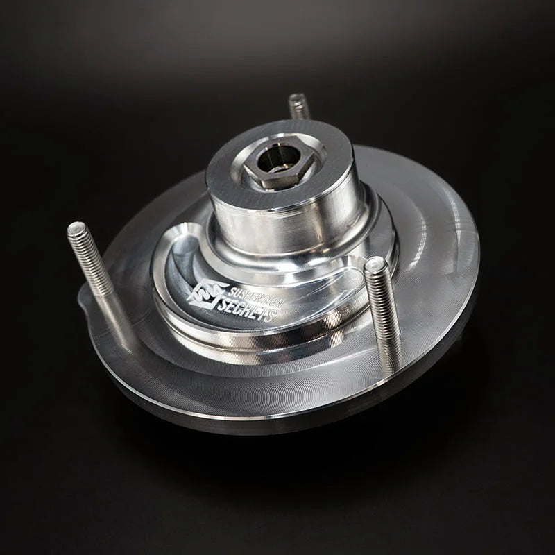 Suspension Secrets Front Camber Caster Plate Top Mounts - Porsche 981 / 718 Cayman GTS - image 4