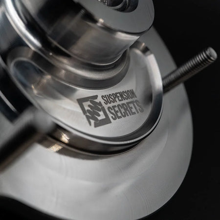 Suspension Secrets Front Camber Caster Plate Top Mounts - Porsche 981 / 718 Cayman / Boxster - image 2