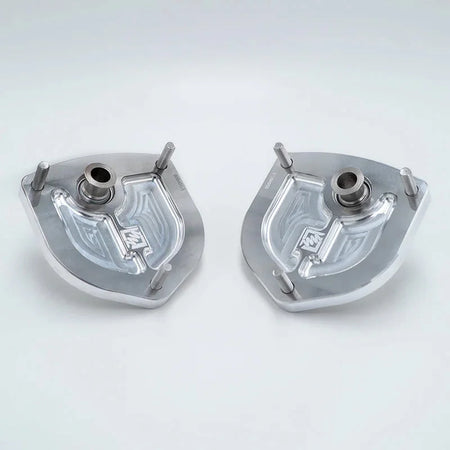 Suspension Secrets Front Camber Caster Plate Top Mounts - Porsche 718 Spyder RS - image 1