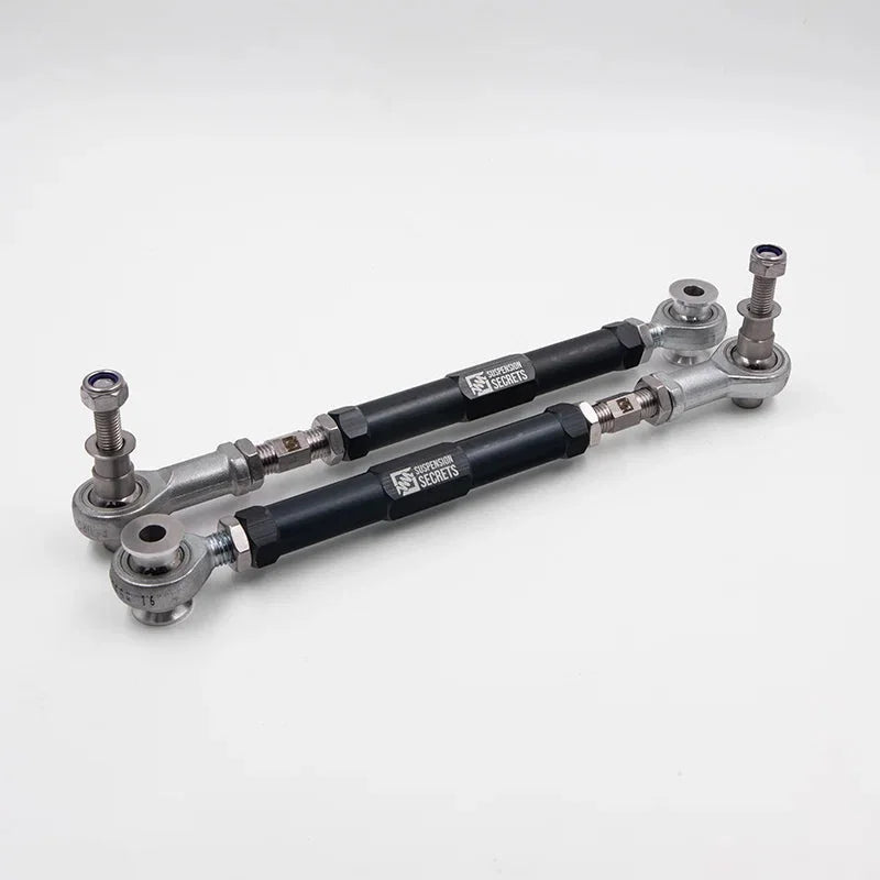 Suspension Secrets Adjustable Rear Toe Arms / Links - Porsche 981 / 718 Cayman / Boxster - image 1