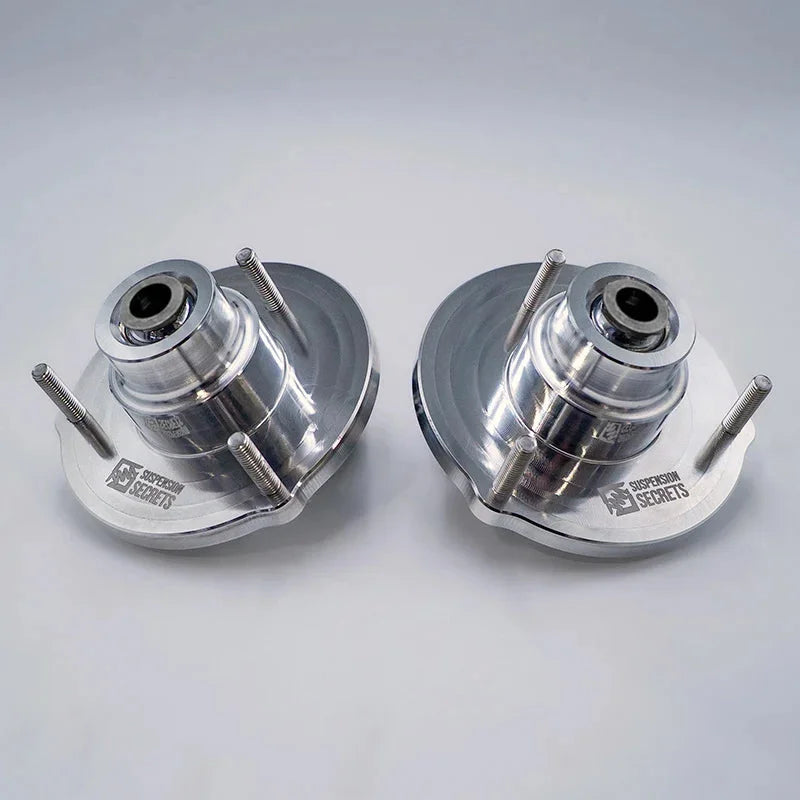 Suspension Secrets Rear Camber Plate Top Mounts – Porsche 981 / 718 Cayman GTS - image 1