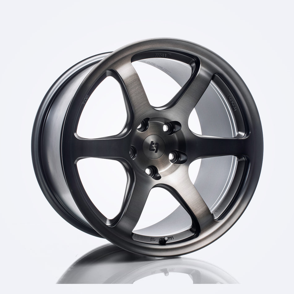 Titan 7 Forged Aluminium Wheel - D6e 19x8.5 44 5x112 66.56 In Hybrid Machine Dark