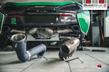 QuickSilver McLaren 540C Ceramic Coated Catalyst Replacement Pipes (2016 on)