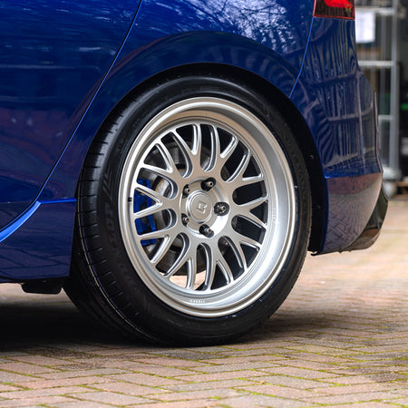 Titan 7 Forged Aluminium Wheel - T-M20 18x9 5x130 ET 48 CB 71.6 in Heritage Silver