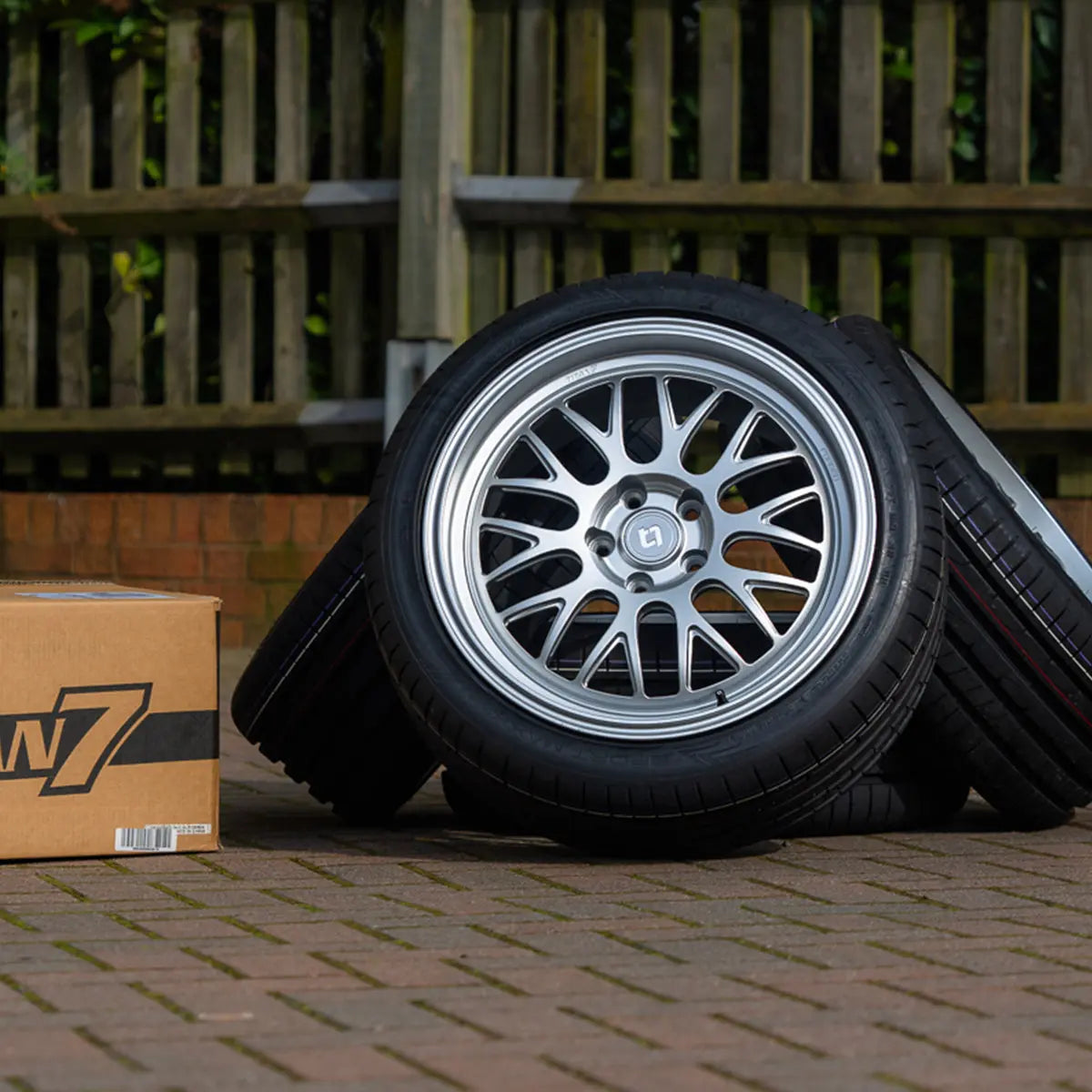 Titan 7 Forged Aluminium Wheel - T-M20 20x11 5x112 ET 18 CB 66.5 in Heritage Silver