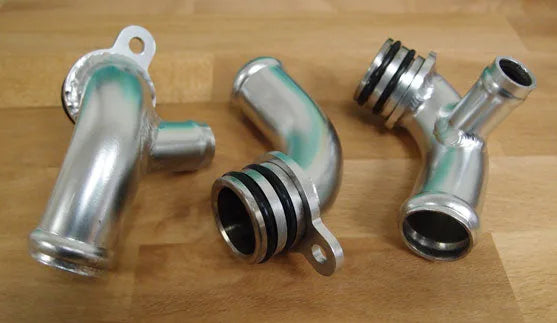 SharkWerks Turbo Coolant Pipes (3 incl.) for 2009 997 GT2, 2011 GT2RS