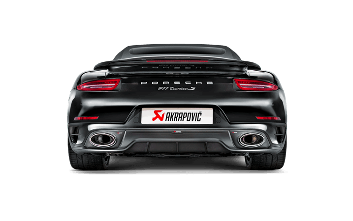 Akrapovic Rear Carbon fiber diffuser Porsche 911 Turbo/Turbo S (991)