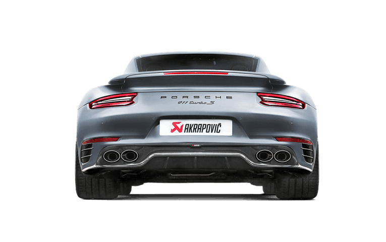 Akrapovic Rear Carbon fiber diffuser - High Gloss Porsche 911 Turbo / Turbo S (991.2)