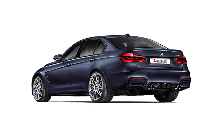 Akrapovic Rear Carbon fiber diffuser - High Gloss BMW M3 (F80)