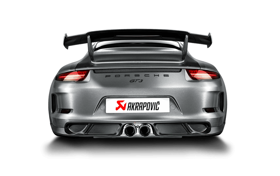 Akrapovic Rear Carbon fiber diffuser Porsche 911 GT3 (991)
