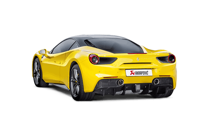 Akrapovic Slip-On Line (Titanium) Ferrari 488 GTB/488 Spider