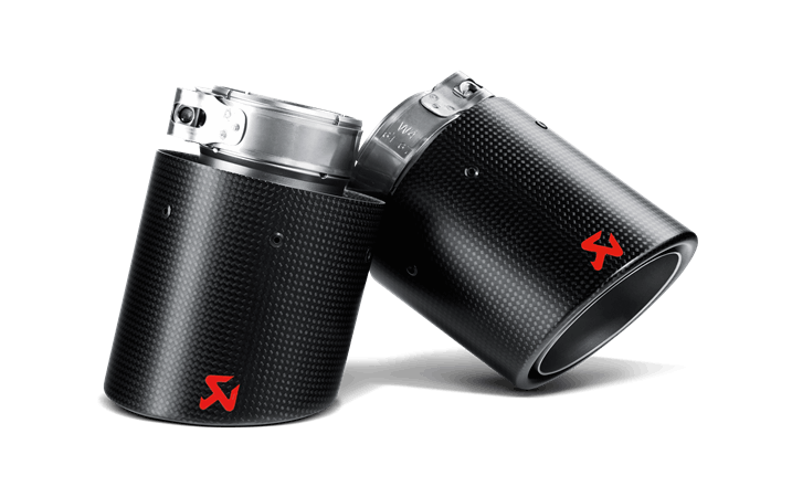 Akrapovic Tail pipe set (Carbon) Volkswagen Golf (VI) TSI 1,8