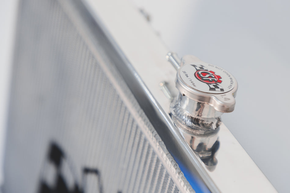 Mitsubishi Evo 4/5/6/7/8/9 Full Size Slim All-Aluminum Radiator W/ 12in SPAL Fan