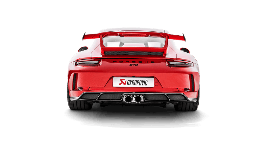 Akrapovic Rear Carbon Fibre Diffuser - Matte for Porsche 911 GT3 / GT3 Touring (991.2)