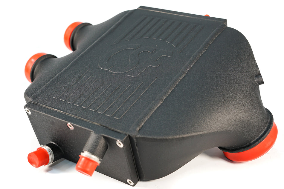 CSF Race F8X m3/m4 - Top Mount Charge-Air-Cooler in crinkle black finish