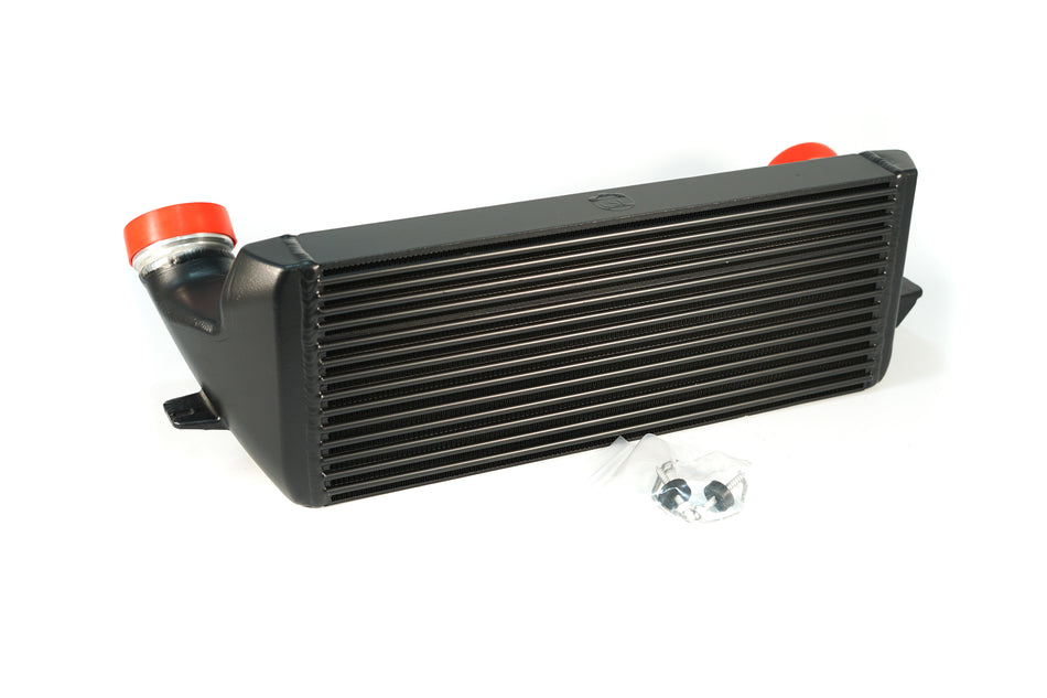 CSF N54/N55 E SERIES HIGH-PERFORMANCE STEPPED CORE BAR/PLATE INTERCOOLER (BLACK)