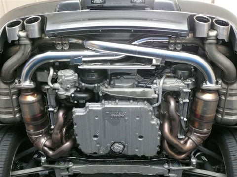 SharkWerks SW Sport (Center X-pipe) Exhaust for 2009-'12 997.2 Carrera, S / 4S / GTS