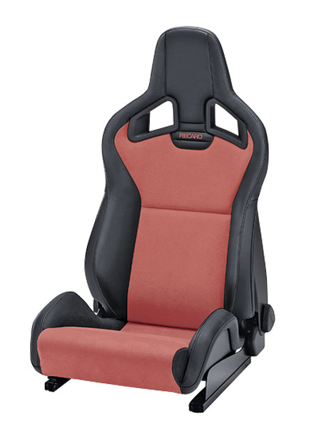 Recaro Sportster CS with heating - Ambla Leather black / Dinamica Suede red