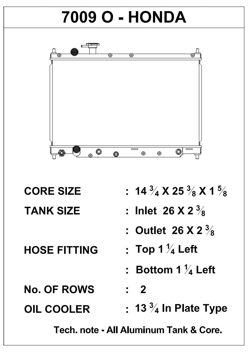 00-09 Honda AP1/AP2 S2000 High-Performance All-Aluminum Radiator