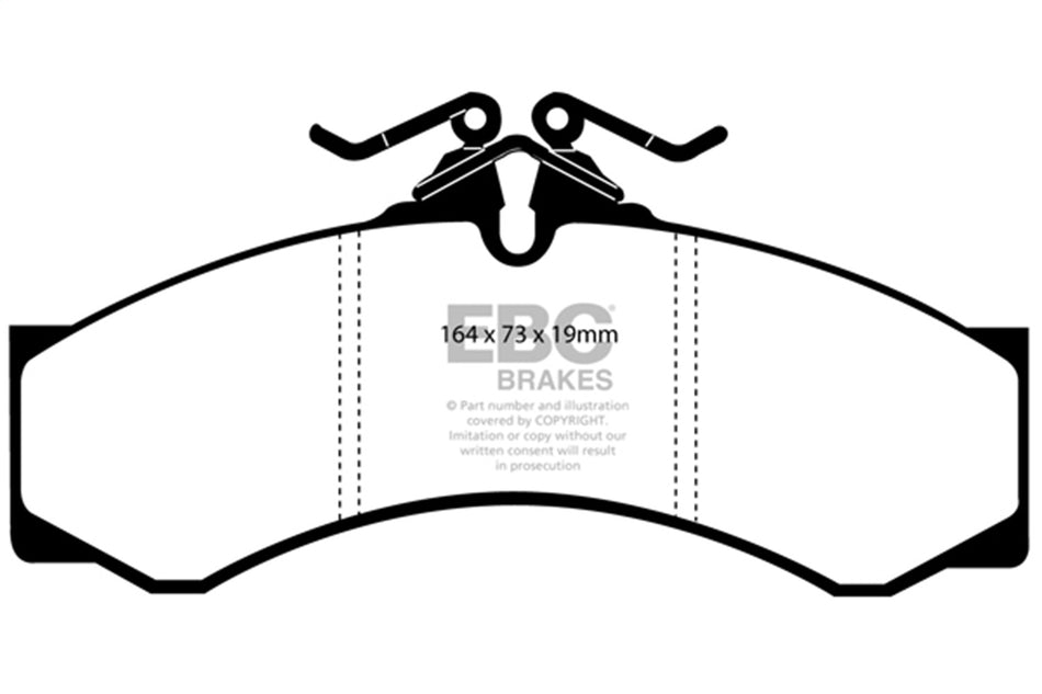 6000 Series Greenstuff Truck/SUV Brakes Disc Pads