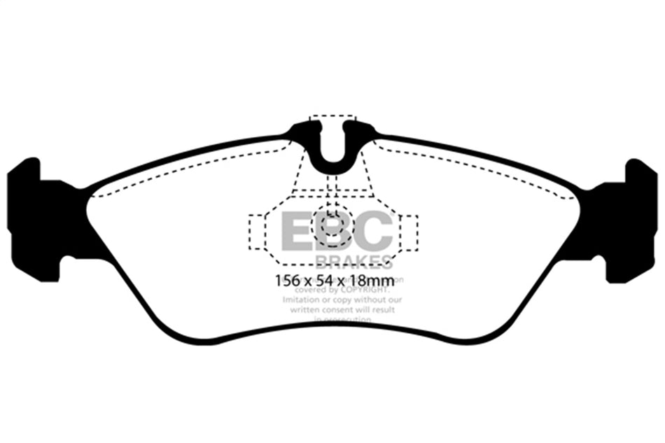 6000 Series Greenstuff Truck/SUV Brakes Disc Pads