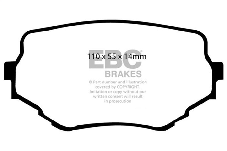 6000 Series Greenstuff Truck/SUV Brakes Disc Pads