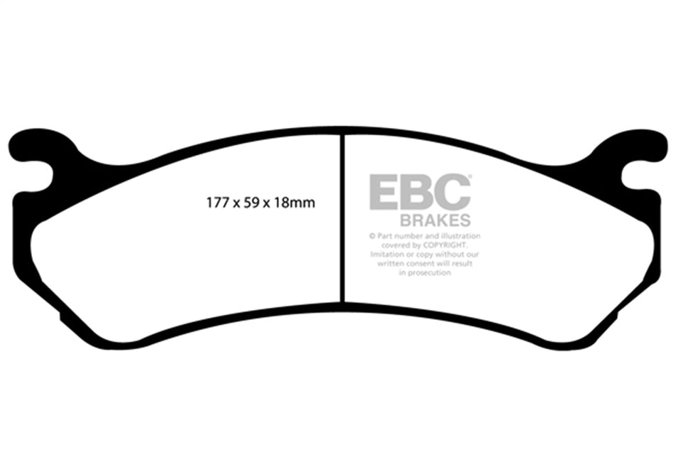 6000 Series Greenstuff Truck/SUV Brakes Disc Pads