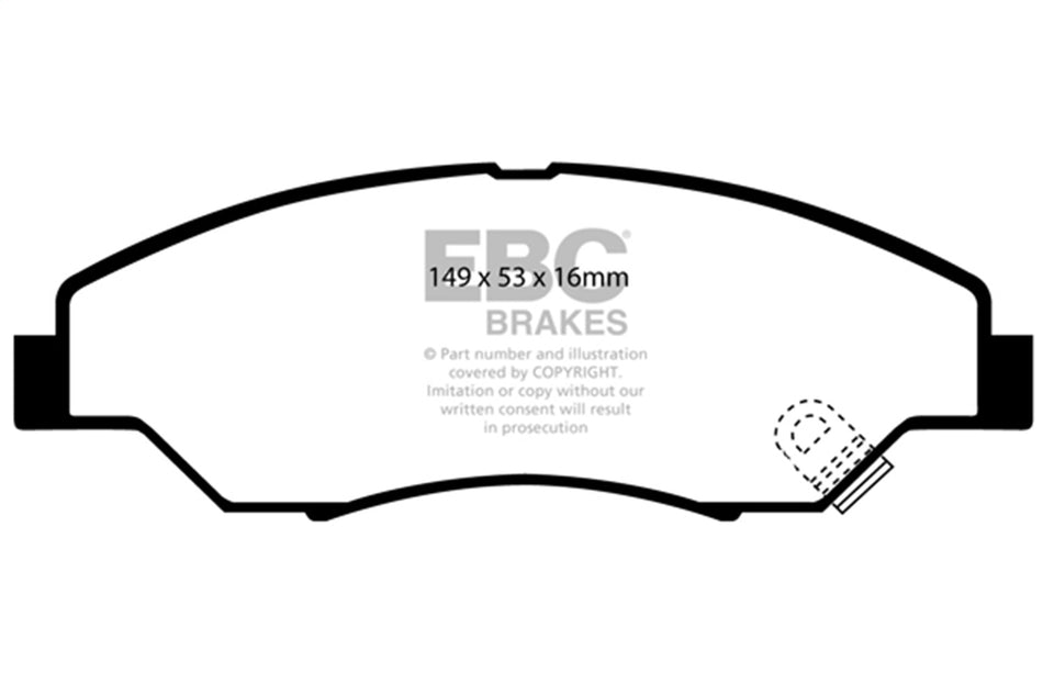 6000 Series Greenstuff Truck/SUV Brakes Disc Pads