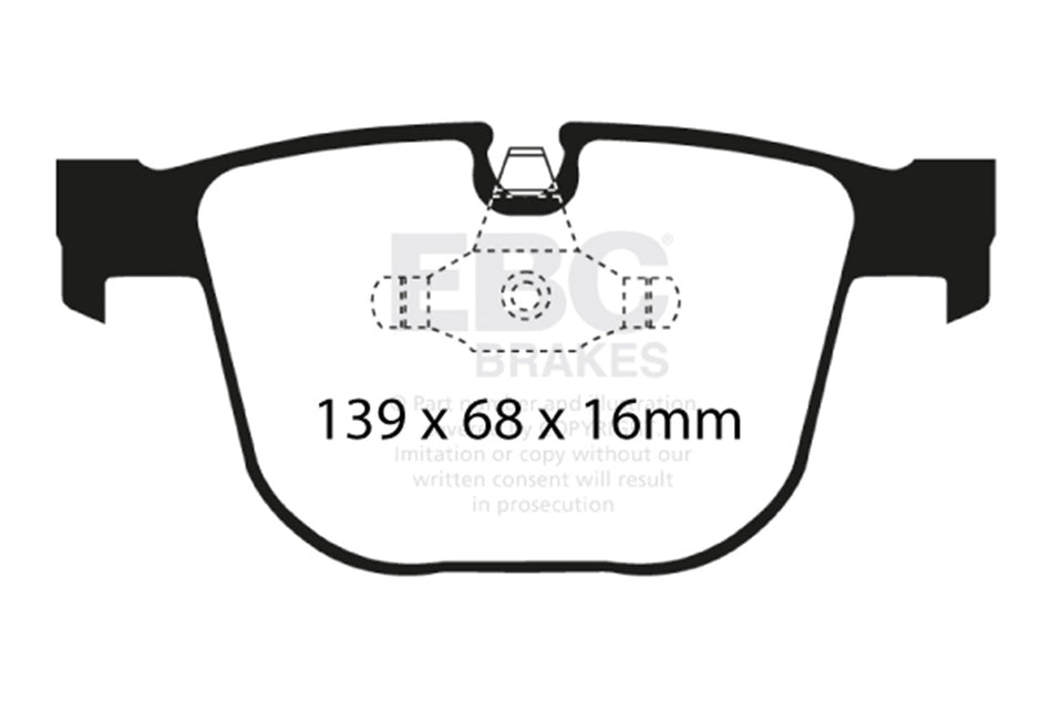 6000 Series Greenstuff Truck/SUV Brakes Disc Pads