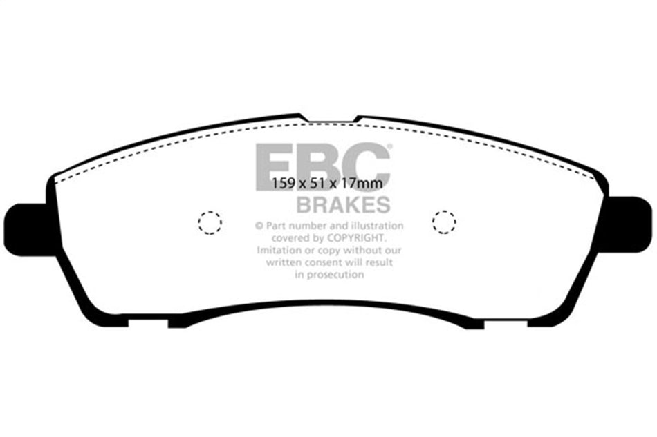 6000 Series Greenstuff Truck/SUV Brakes Disc Pads