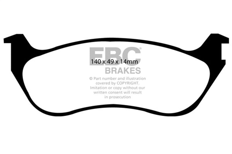 6000 Series Greenstuff Truck/SUV Brakes Disc Pads