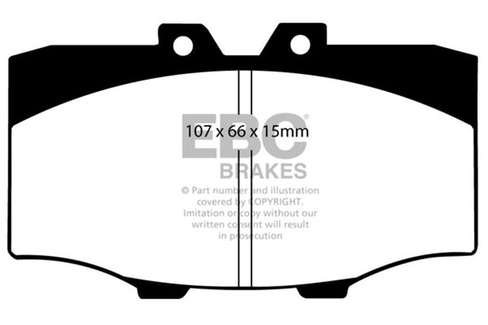 6000 Series Greenstuff Truck/SUV Brakes Disc Pads