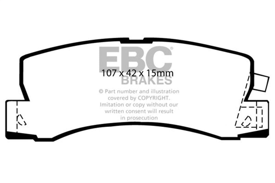 6000 Series Greenstuff Truck/SUV Brakes Disc Pads