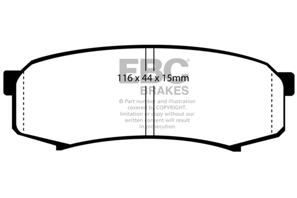 6000 Series Greenstuff Truck/SUV Brakes Disc Pads