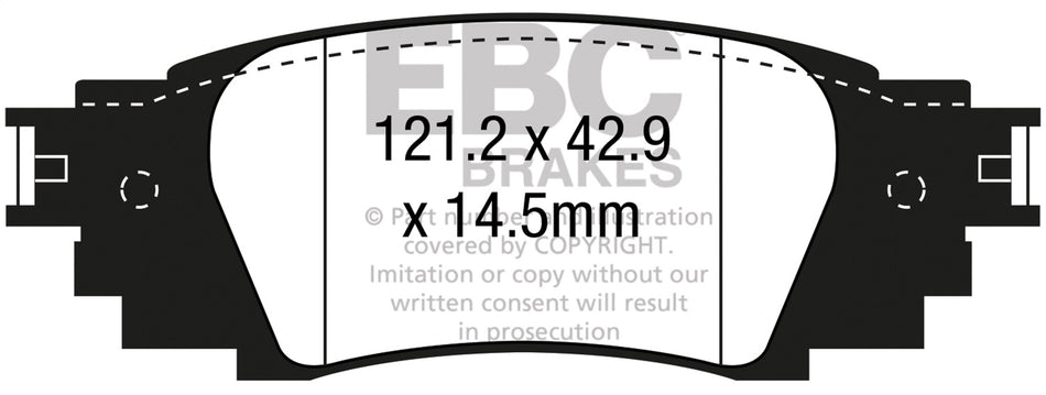 6000 Series Greenstuff Truck/SUV Brakes Disc Pads