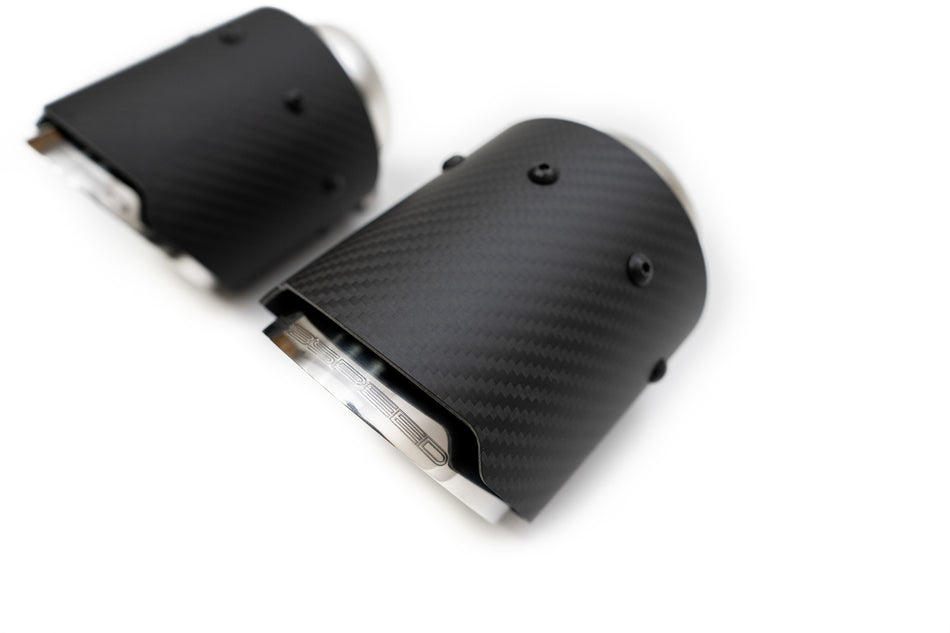 Fabspeed McLaren 570S / 570GT / 540C Bolt-On Dual Carbon Fiber Tips