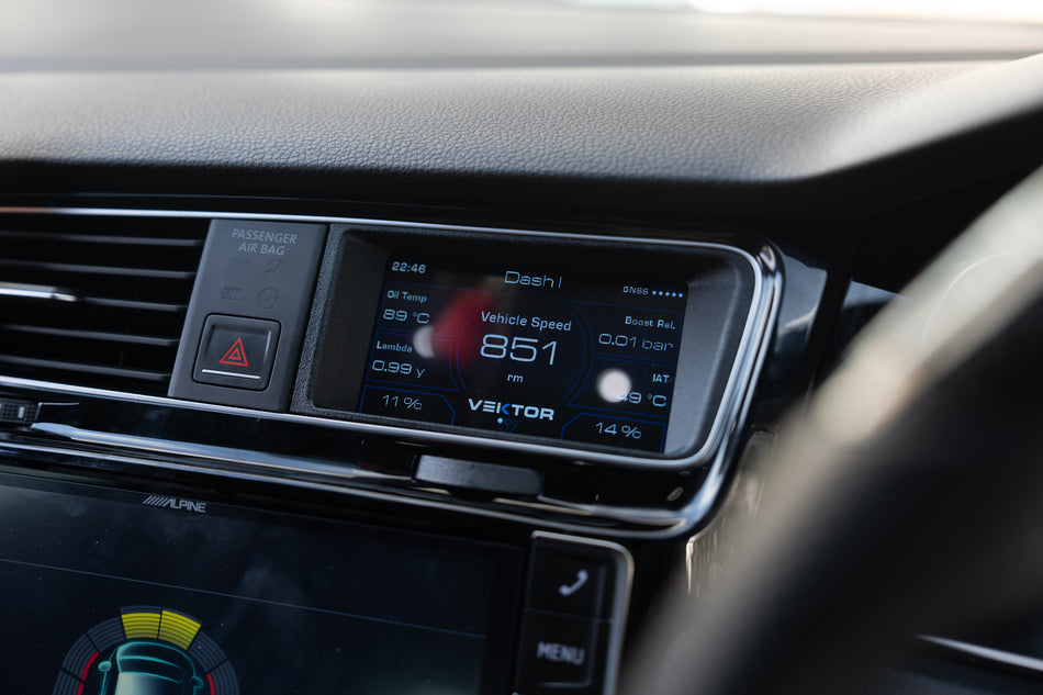 Vektor Digital Data Display Gauge For VW MK7 - Pro - Factory Navigation